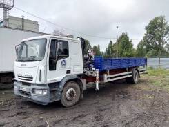 Iveco Eurocargo. Бортовой грузовик с краном-манипулятором, 5 880 куб. см., 10 000 кг.