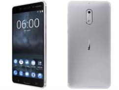 Nokia 6. Новый, 64 Гб, Серебристый
