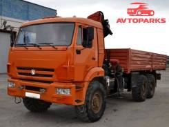 Камаз 43118 Сайгак. Самопогрузчик Камаз 43118-24 бортовой с манипулятором Palfinger, 11 762 куб. см., 9 100 кг.