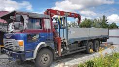 Hino Profia. Бортовой грузовик с манипулятором, 17 000 куб. см., 10 000 кг.