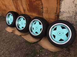 Комплект Borbet A r16 9j 4-100 резина Dunlop sport max 215/45/16. 9.0x16 4x100.00, 4x108.00 ET25 ЦО 67,0 мм.