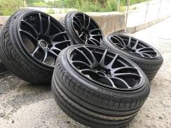 Чума! Work emotion crkiwami r19 10,5j +12, 10,5 +22 full deep. 10.5/10.5x19 5x114.30 ET12/22