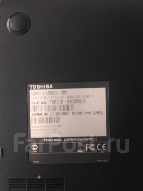 Toshiba Satellite L850D. 16", ��� 6 ��, WiFi: 1, Bluetooth: 1 ����