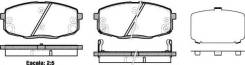 Колодки дисковые п.\ Hyundai I30. Kia Ceed 1.4i-2.0CRDi 06>/Carens 02>
