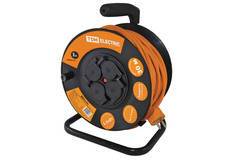 Удлинитель на катушке УХз16-004 TDM (4 места/30м ПВС 3х1,5) IP44 TDM SQ1301-0541
