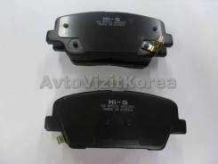 Колодки тормозные задние Kia Sorento R, Borrego 07-, Hyundai Genesis 07-, Kia Mohave, Hyundai Santa Fe 09-, (Hi-Q) 583022PA70, 583022PA00, CN-KPBP-029...