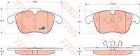 Колодки передние FORD GALAXY, MONDEO IV, VOLVO S60 II, S80 II GDB1683 trw GDB1683 в наличии