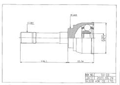 Шрус SU-033 HDK