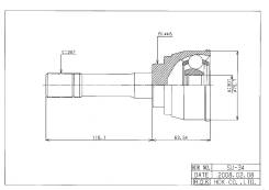 Шрус SU-034 HDK