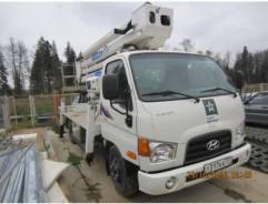 Hyundai HD78. Автогидроподъёмник агп-HD78-AH 2014г, 3 933 куб. см., 27 м.