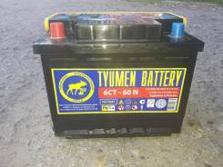 Tyumen Battery. 60 А.ч., правое крепление, производство Россия