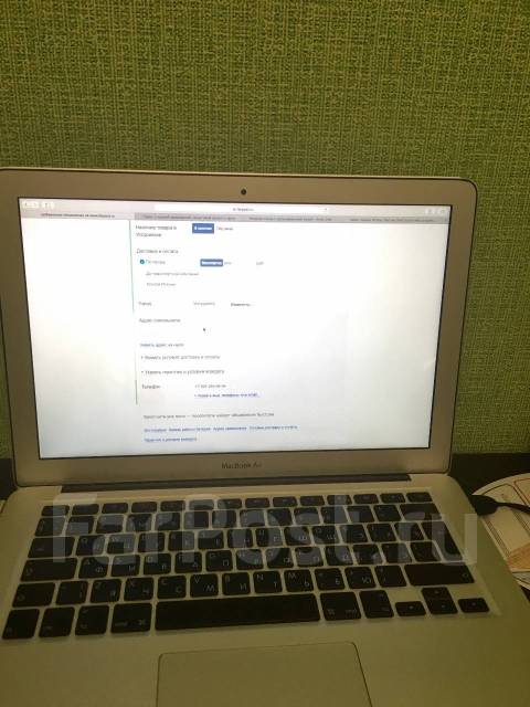 Apple MacBook Air 13, ультрабук, 13", 128 Гб, 8 гб, 1,9 ГГц, WiFi ...