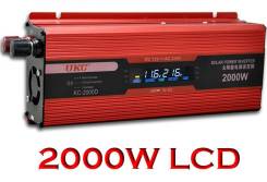 Инвертор преобразователь напряжения KC2000D 12-220В 2000Вт гарантия во Владивостоке Преобразователи напряжения.