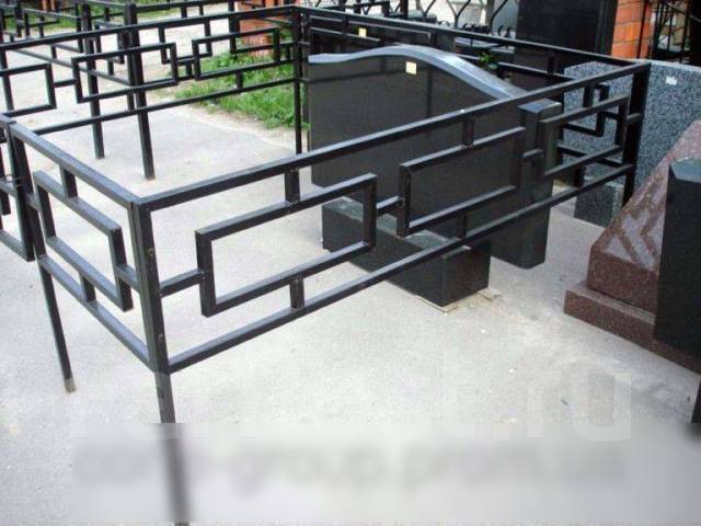 Фото оградок из профильной трубы рисунки на кладбище