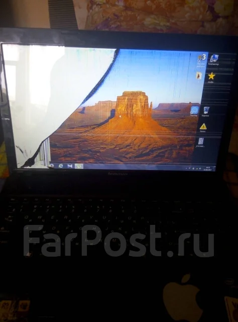 Lenovo G580. 15.6", 2,4����, ��� 2048 ��, ���� 400���, WiFi: 1, ����������� �� 3��. ����