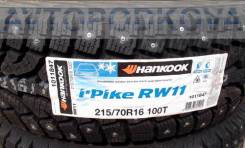 Hankook Winter i*Pike RW11. Зимние, шипованные, 2017 год, без износа, 4 шт