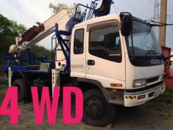 Isuzu Forward. Грузовик с КМУ Aichi D 705 с буром, 6 500 куб. см., 5 000 кг.