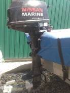 Nissan Marine. 6,00 л.с., 4-тактный, бензиновый, нога S (381 мм), Год: 2008 год