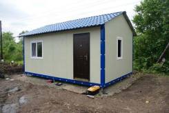 Изготавливаем домики, гаражи, бытовки, павилоны из сэндвич-панелей.