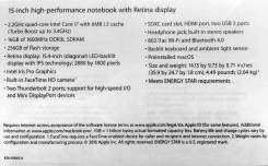 Apple MacBook Pro 15. 15", WiFi, Bluetooth