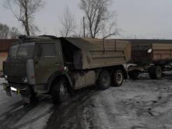 Камаз 5511. Продам с прицепом СЗАП 655101, 3 000 куб. см., 10 000 кг.