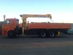 Soosan SCS736LII. КМУ Камаз 65115-773094-42 + верх. упр. + борт сталь, 6 700 куб. см., 12 000 кг.