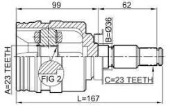 Шрус подвески. Toyota: Corsa, Cynos, Sera, Funcargo, Sienta, Ractis, ist, Corolla Fielder, Platz, Corolla II, Raum, Corolla Spacio, Allex, Corona, Cor...