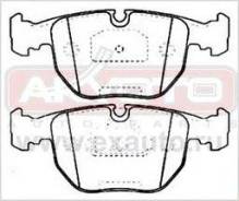 Колодка тормозная. BMW X5 BMW 3-Series BMW X3 BMW 5-Series, E39 Двигатели: M54B30, M54B22, M54B25