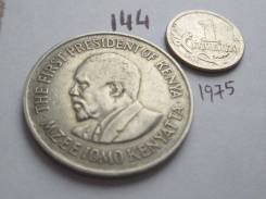 Кения . 1 шиллинг 1975 г . 144 . .