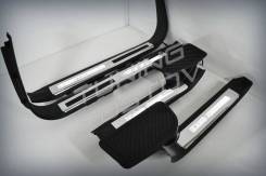 Накладка на порог. Toyota Land Cruiser, VDJ200, J200, URJ202, URJ202W, UZJ200, URJ200, UZJ200W, GRJ200