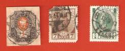 Марки, 1 руб., 14 коп. и 7 коп. 1913 г. Царская Россия.