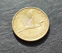Новая Зеландия 2 доллара 1990 года