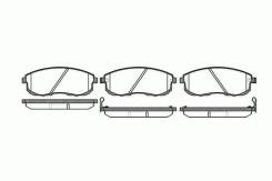 Колодки дисковые п.\ Nissan Maxima 2.0/3.0i & 24V 89>/200SX 1.8T 91-93