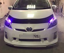 Накладка на фару. Toyota Prius, ZVW30L, ZVW30
