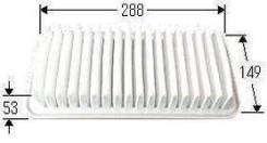 Фильтр воздушный. Toyota Avensis, AZT250, AZT250L, AZT250W, AZT251, AZT251L, AZT251W, AZT255, AZT255W, ZZT250, ZZT251, ZZT251L Toyota Corolla Verso, Z...