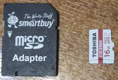 MicroSD. 16 Гб, интерфейс Class 10
