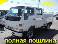 Toyota Dyna. 4WD, двухкабинник + аппарель, 3 000 куб. см., 1 500 кг.