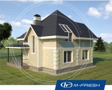 M-fresh Simple (Вы хотите жить на природе в своём доме? ). 100-200 кв. м., 1 этаж, 4 комнаты, бетон