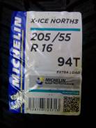Michelin X-Ice North 3. Зимние, шипованные, 2017 год, без износа, 4 шт