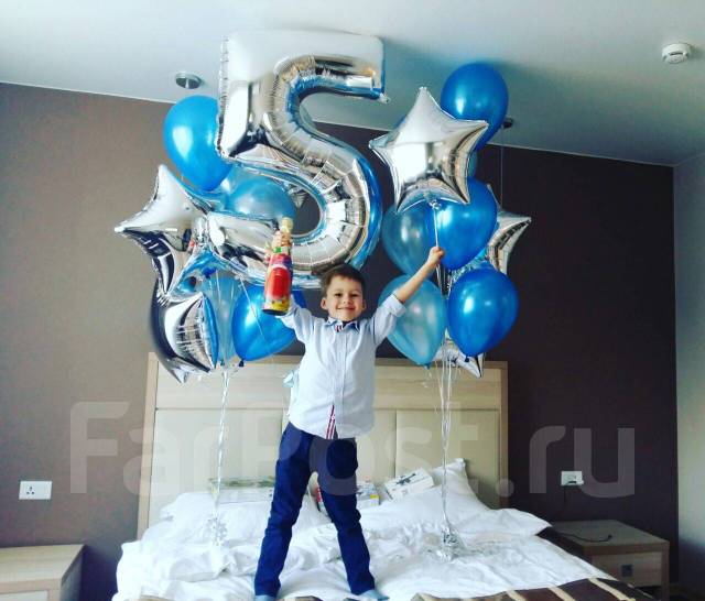 Воздушные шары на 7 лет мальчику
