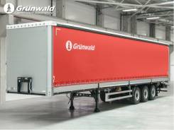 Grunwald. Шторно-бортовой полуприцеп , 38 000 кг.