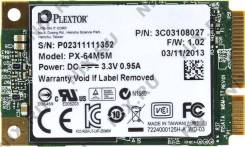 SSD-накопители. 64 Гб, интерфейс m-sata