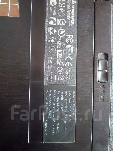 Lenovo IdeaPad Z710. 17.3", ��� 8 ��, ���� 1 000���, WiFi: 1, Bluetooth: 1, ����������� �� 2��. ����