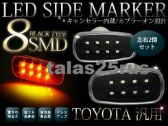 Повторитель поворота в крыло. Toyota Land Cruiser Prado, GRJ120, GRJ120W, GRJ121, GRJ121W, GRJ125, GRJ125W, KDJ120, KDJ120W, KDJ121, KDJ121W, KDJ125...