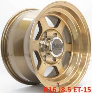 RAYS VOLK RACING TE37X. 8.5x16, 6x139.70, ET-15, ЦО 110,1 мм.