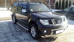 Дефлектор капота. Nissan Frontier Nissan Navara, D40M, D40 Nissan Pathfinder, R51M, R51