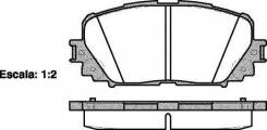 Колодки дисковые п.\ Toyota Yaris 1.0/1.3/1.4 D-4D 06>
