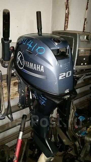Лодочный мотор Yamaha F 20 л/с, 4-такта, В наличии из Японии. MotorKry ...