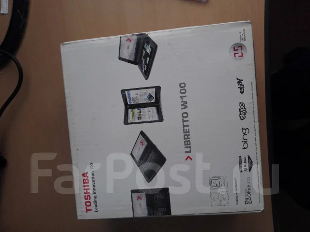 Toshiba Libretto W100-106. 7", 1,2����, ��� 2048 ��, ���� 60���, WiFi: 1, Bluetooth: 1, ����������� �� 1��. ����
