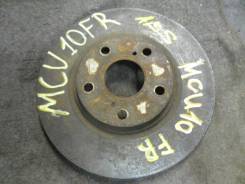 Диск тормозной. Toyota Camry, ACV30, MCV30, MCV31 Toyota Harrier, MCU10W, MCU15, SXU10, ACU15, SXU15, ACU10, MCU10 Toyota Windom, MCV30 Двигатели: 3MZ...